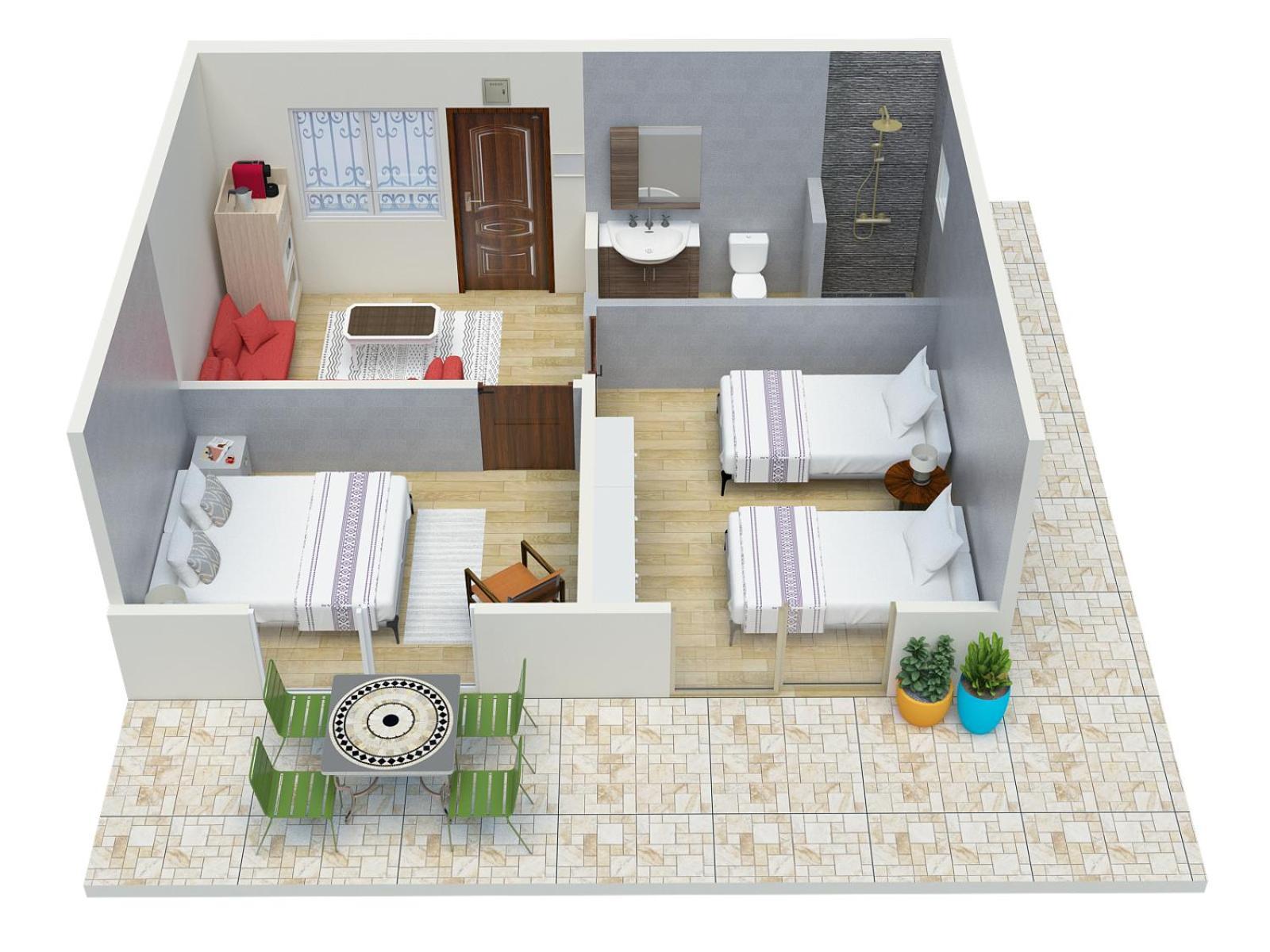 Dar Beynana Hotel Sidi Bibi Szoba fotó